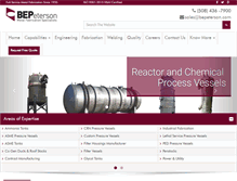 Tablet Screenshot of bepeterson.com